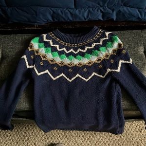 Warm, cute and shiny sweater from Jcrew